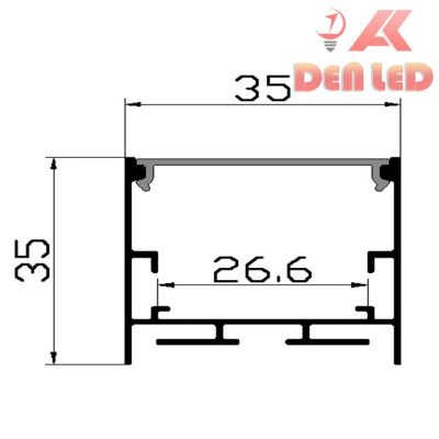 Thanh nhôm profile K3535N